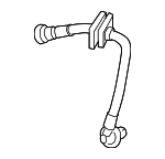 11668602029 - Body: Vacuum Hose for BMW: 530i, 530i xDrive, 540d xDrive, 540i, 540i xDrive, 640i xDrive Gran Turismo, 740i, 740i xDrive Image