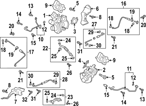 Turbo Charger for 2018 Lincoln Navigator #0