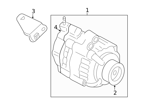 Alternator for 2008 Honda Accord #1