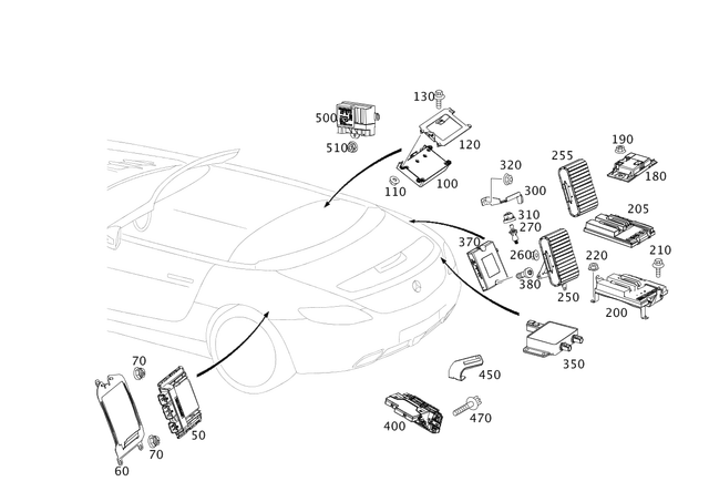9019101 - : Control Unit for Mercedes-Benz: SLS AMG Image