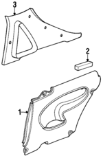 4818670 - Body: Trim Panel for Saab: 900 Image