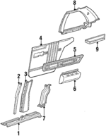 20691926 - Body: Armrest Pad for GM Image