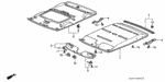 90666SA0003A9 - Interior/Bumper: CLIP, TRIM (5MM) *NH1L* (BLACK) for Honda Image