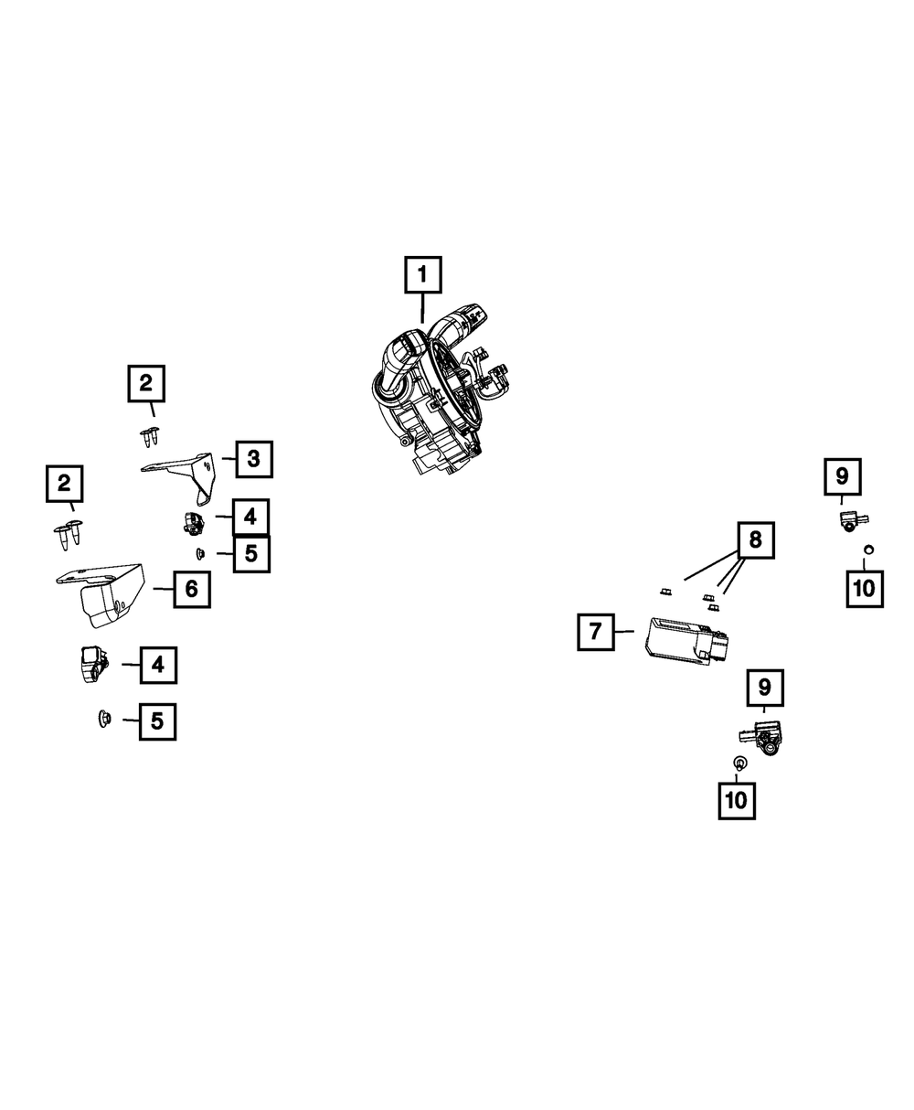 みょん様　7点 2021-2023 Jeep Wrangler Occupant Restraint Module 68526674AA