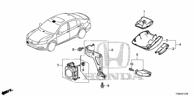 Radar (1) for 2015 Honda Accord #0