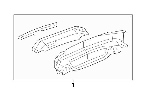 Rear Body for 2012 Chrysler 200 #1