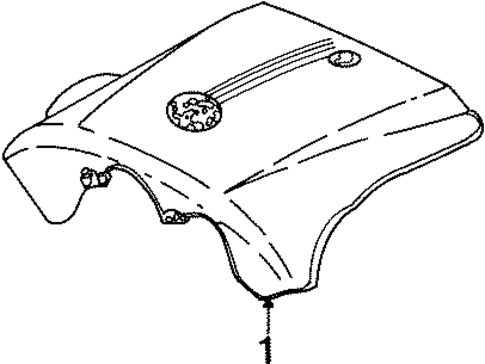 Engine Appearance Cover for 1999 Lincoln Town Car #0