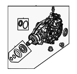 68340267AC - Front Drive Axle: Axle Housing for Jeep: Grand Cherokee, Grand Cherokee L Image