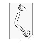 95810631101 - Cooling System: Hose Connector for Porsche: Cayenne Image