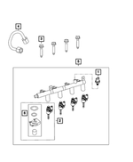 68460565AA - : Fuel Injector for Mopar Image