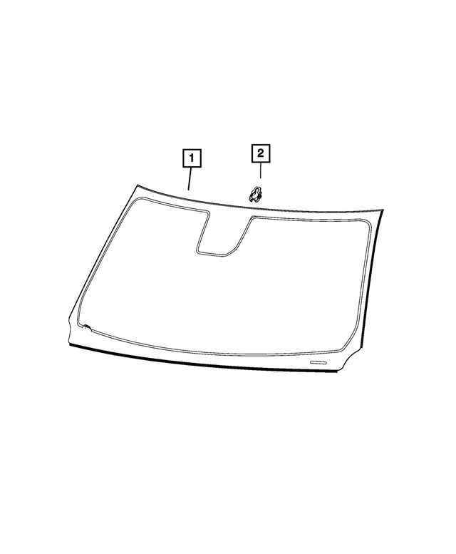 68354732AD - : Windshield for Mopar Image