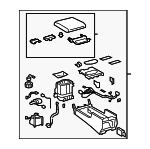 8852060361C0 - Body: Console Assembly for Toyota: Land Cruiser Image