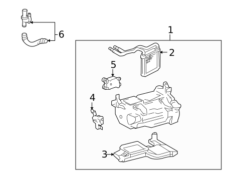 HVAC Case for 2000 Lexus LX470 #0
