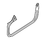HJA5362BC - Body: Weatherstrip for Jaguar Image
