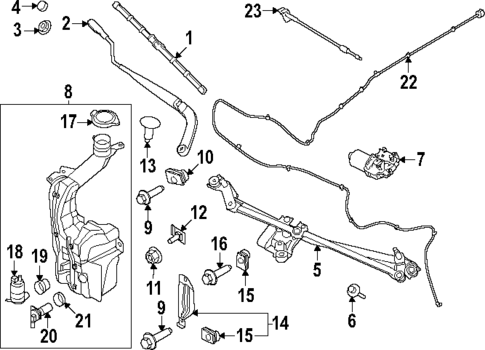 Wipers for 2024 Ford Mustang #0