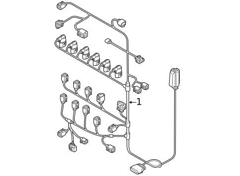 Wiring Harness for 2015 Volkswagen Passat #0