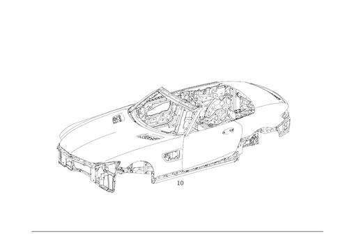 Body Shell for 2021 Mercedes-Benz AMG GT #0