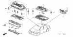 90131S47003 - Electrical/Exhaust/Heater/Fuel: SCREW, ET (5X16) for Honda Image