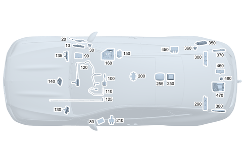 Antenna, Antenna Amplifier and Wiring Harnesses for 2021 Mercedes-Benz GLC63 AMG S #0