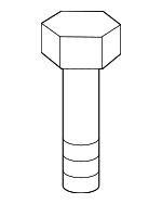 51633412262 - Body: Rocker Molding Bolt for BMW: X3, X5 Image