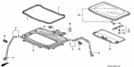 91504SE3920 - Interior/Bumper: CLIP, SLIDE ROOF DRAIN TUBE for Honda Image