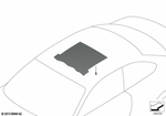 51487300038 - Vehicle Trim: Sound Insulation for Roof, Front for BMW Image