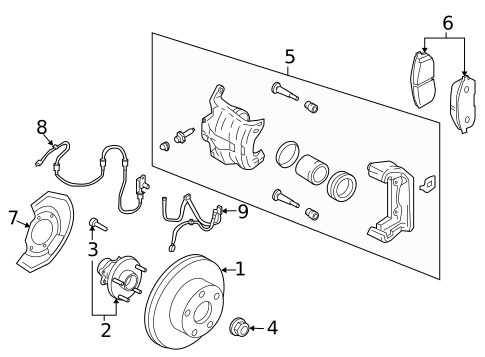 Front Brakes for 2012 INFINITI M56 #13