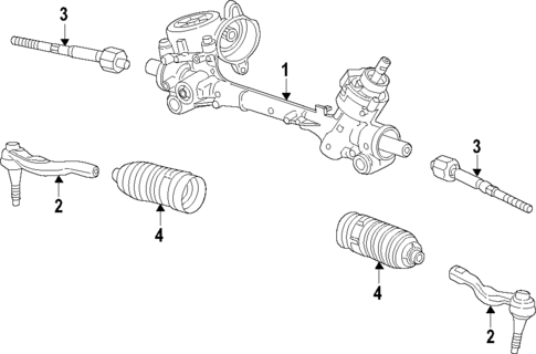 Steering Gear & Linkage for 2017 Buick Cascada #1