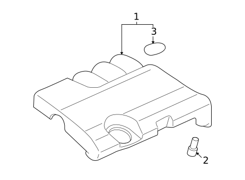 Engine Appearance Cover for 2009 Mazda CX-9 #0