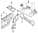 B46168D71B32 - : Pull Pocket for Mazda: Protege Image