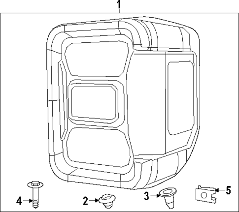 Combination Lamps for 2022 Jeep Gladiator #2