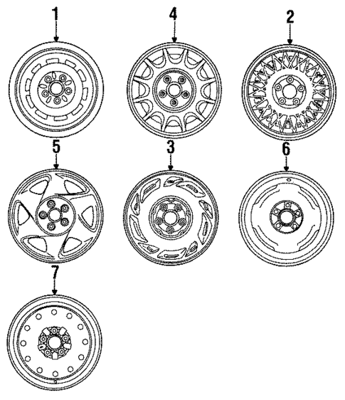 Wheels for 1992 Ford Taurus #0