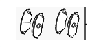 446502530 - Brakes: Brake Pads for Lexus Image