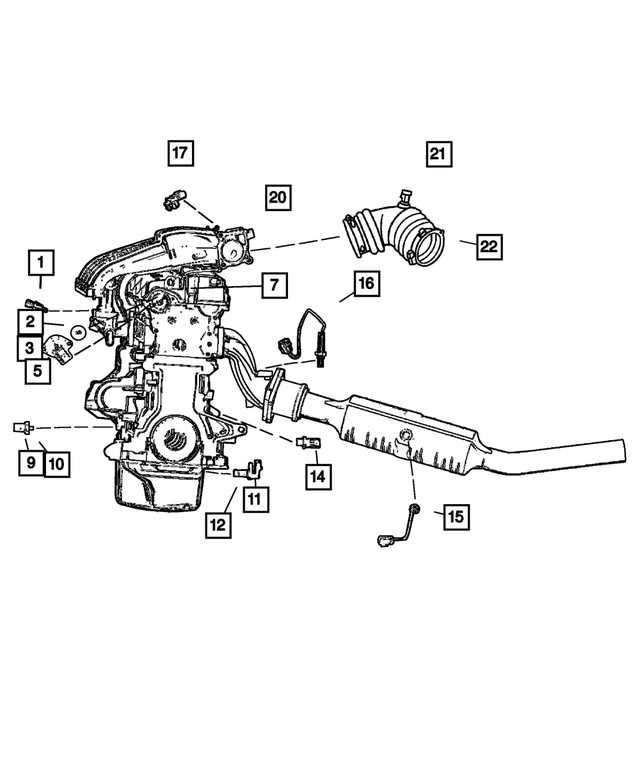 5033500AA - : Oxygen Sensor for Mopar Image