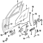 8040250A00 - : Hinge for Nissan: Sentra Image