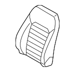 HS7Z5464416EC - Body: Seat Back Cover for Ford: Fusion, Police Responder Hybrid, SSV Plug-In Hybrid Image