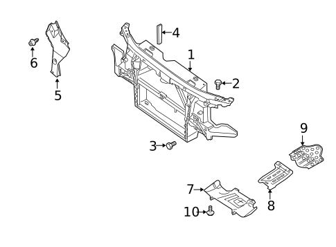 Splash Shields for 2009 INFINITI QX56 #0