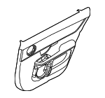 C2D25681RHP - : Door Trim Panel for Jaguar: XJ Image