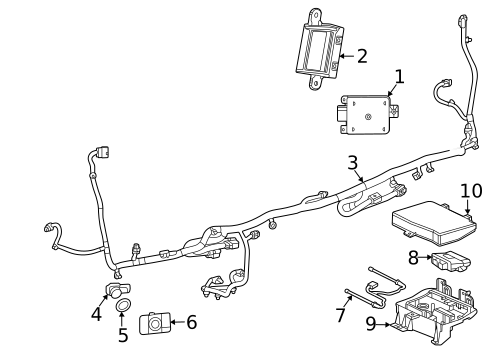 Wire, Cable & Related Components for 2025 Buick Encore GX #0