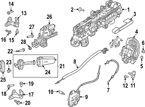 Lock & Hardware for 2022 Land Rover Range Rover #2