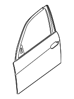 41518215310 - Body: Door Shell for BMW Image