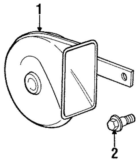 Horn for 1995 BMW 318ti #0