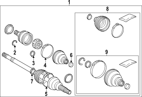 Axle Shaft for 2025 Toyota Crown #0