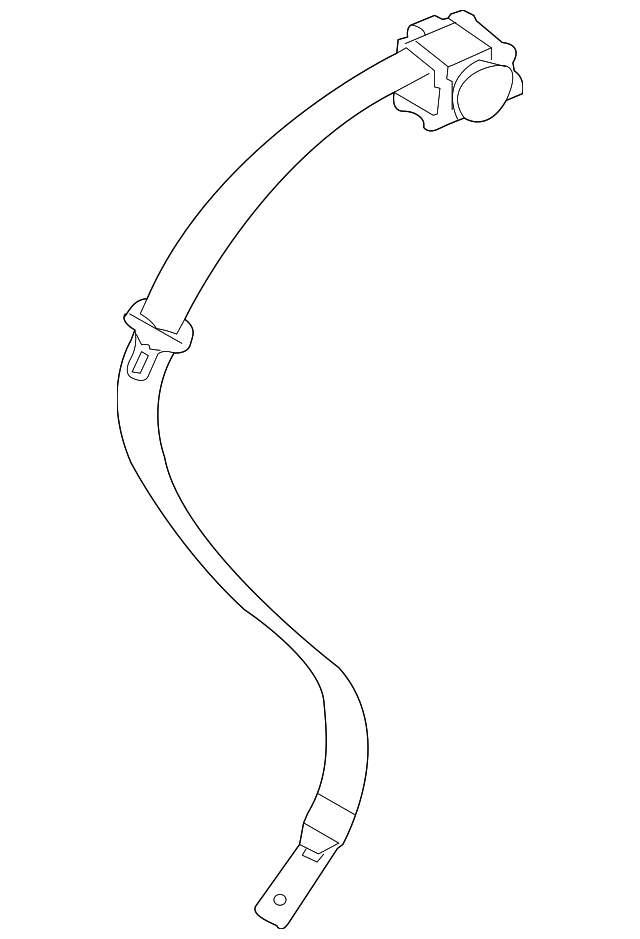 Center Seat Belt - BMW (72-11-7-037-847)