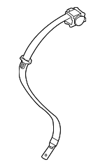 72117006894 - Electrical: Center Seat Belt for BMW: 745i, 745Li, 750i, 750Li, 760i, 760Li, Alpina B7 Image