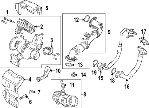 Turbocharger & Components for 2025 Dodge Hornet #0