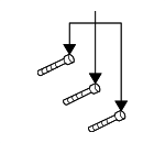 6100932 - Engine: Oil Pump Bolt for Dodge: Dakota, Ram 1500, Viper | Jeep: Commander | Ram: Dakota Image