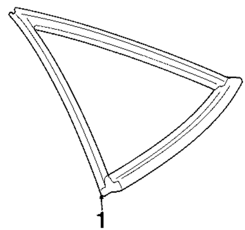 Glass & Hardware for 2002 Saturn SC1 #1