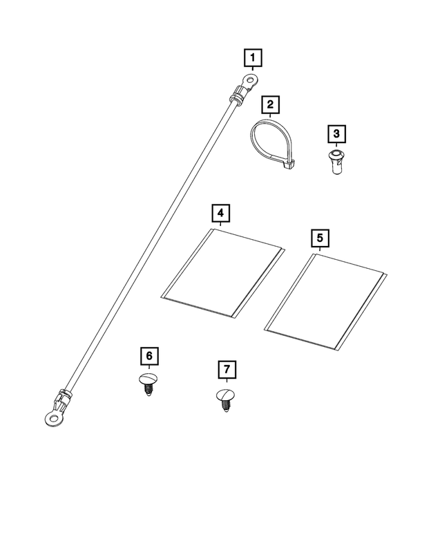 56021909AA - Electrical: Body Wiring Grommet for Mopar Image