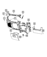 6101946 - Interior Trim: Tapping Hex Head Screw for Mopar Image
